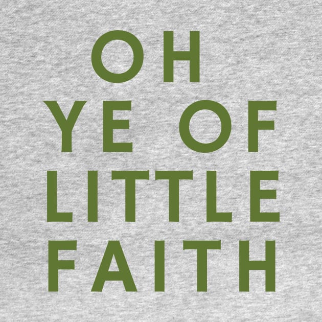 O Ye of Little Faith by calebfaires